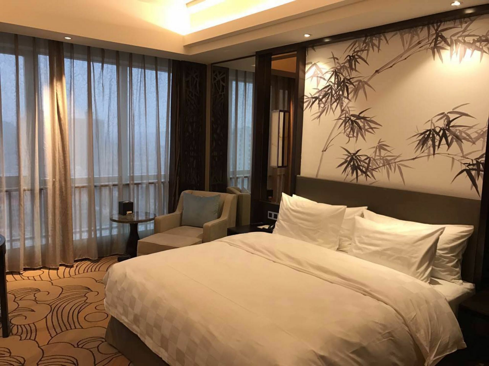 Jinan Luxury Blue Horizon Hotel Exterior foto
