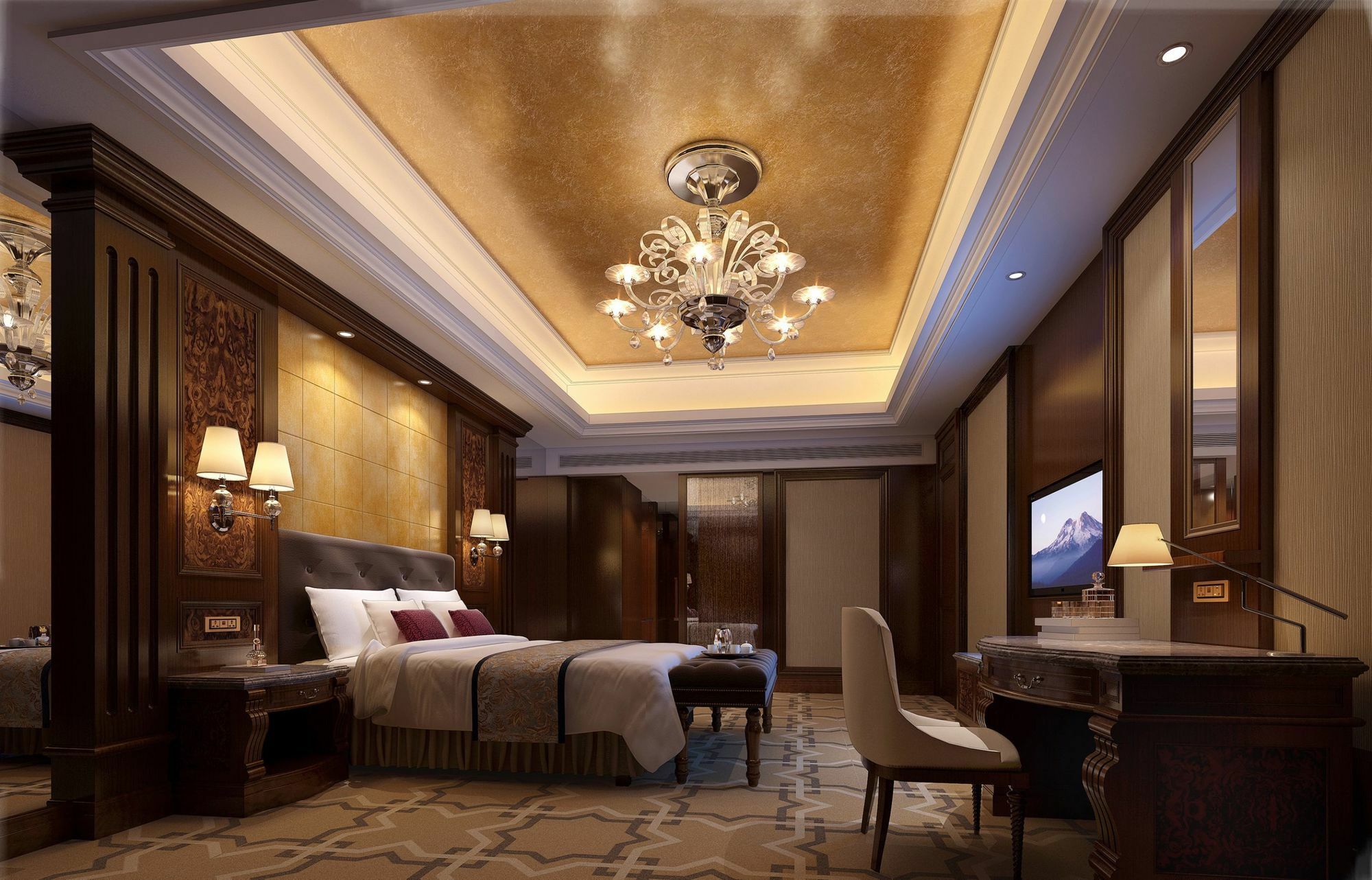 Jinan Luxury Blue Horizon Hotel Exterior foto